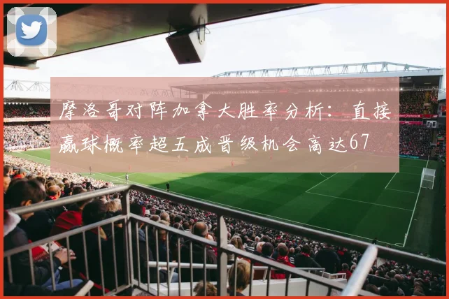摩洛哥对阵加拿大胜率分析：直接赢球概率超五成晋级机会高达67
